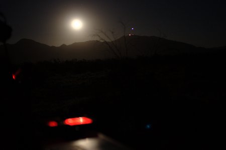 Moonrise over Chuckwalla Mountain Moonrise over Chuckwalla Mountain