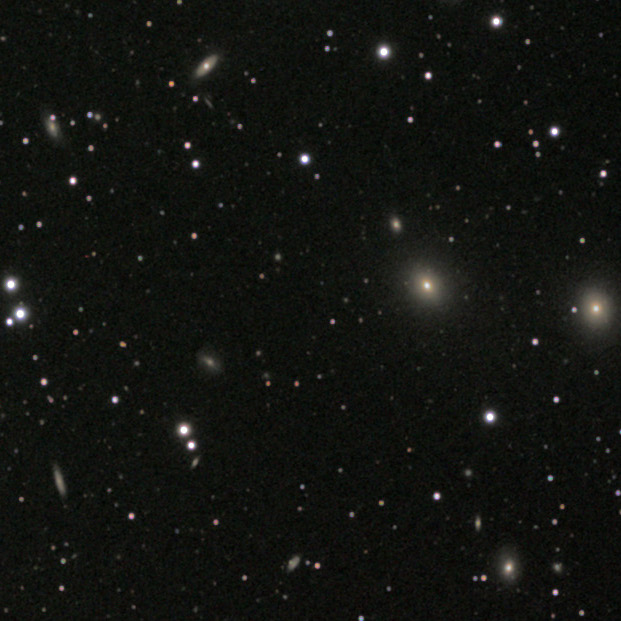 Pegasus 1 galaxy cluster detail Pegasus 1 galaxy cluster detail