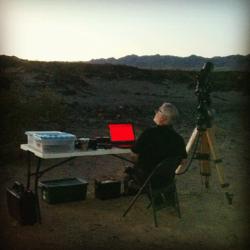 Mojo at Amboy Crater Mojo at Amboy Crater