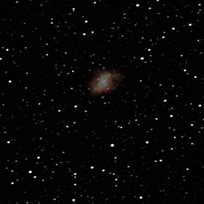 M1 The Crab Nebula Crop of M1, The Crab Nebula, click for the full frame.